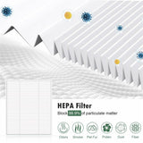 Støvsugerfilter til Xiaomi Robot Vacuum E10 / iRobot Roomba Combo 105 Robotstøvsuger - Hvid