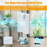 Støvsugerfilter til Xiaomi Robot Vacuum E10 / iRobot Roomba Combo 105 Robotstøvsuger - Hvid