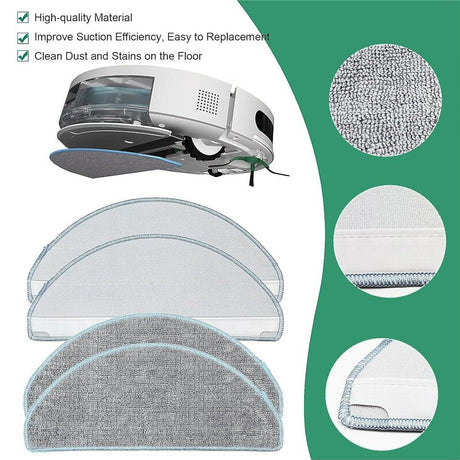 Moppeklud til Xiaomi Robot Vacuum E10 / iRobot Roomba Combo 105 Robotstøvsuger - Grå