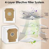 Støvsugerpose til iRobot Roomba Combo / 105 / 205 / 405 Plus / 505 Plus Robotstøvsuger - Hvid