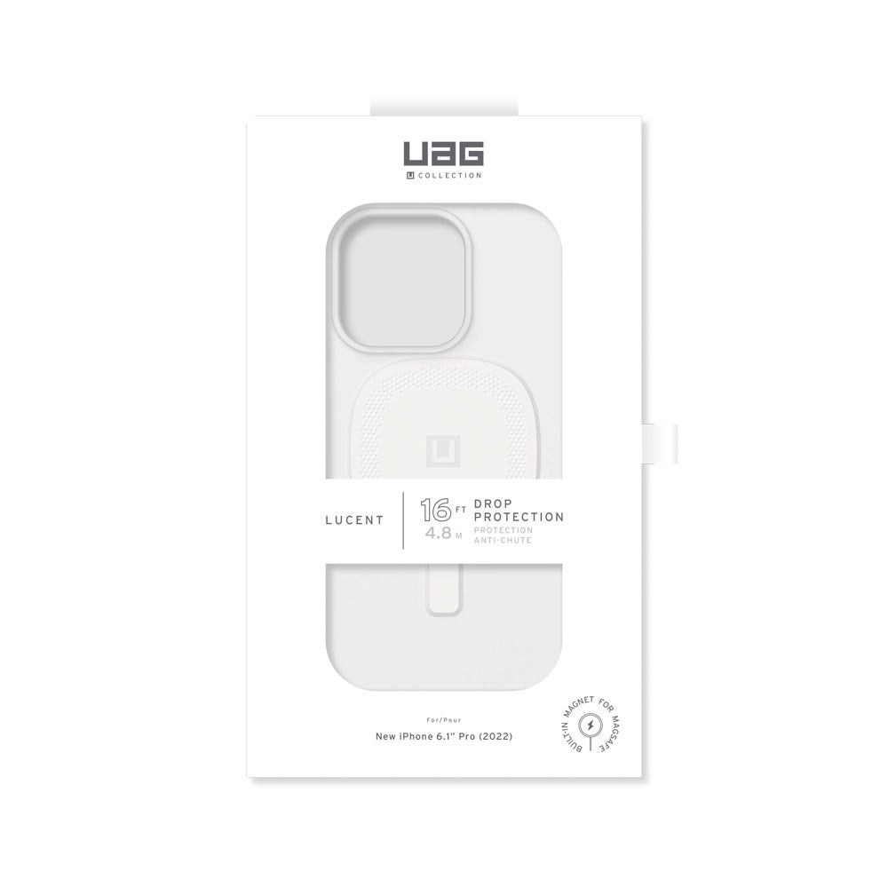 UAG iPhone 14 Pro Lucent 2.0 Bakdeksel - MagSafe-kompatibelt - Marshmallow