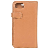 Buffalo - iPhone 6 / 6s - 2-i-1 Ægte Læder Flip Cover - Beige