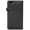 Buffalo - iPhone 6 Plus / 6s Plus - 2-i-1 Ægte Læder Flip Cover - Sort