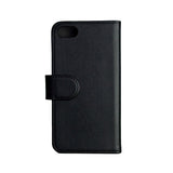 iPhone SE (2022 / 2020) / 8 / 7 GEAR Lærdeksel m. Lommebok Svart