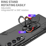 EIDERWOOD Samsung Galaxy Z Fold4 (5G) Håndværker Bagside Cover m. Kickstand - Sort