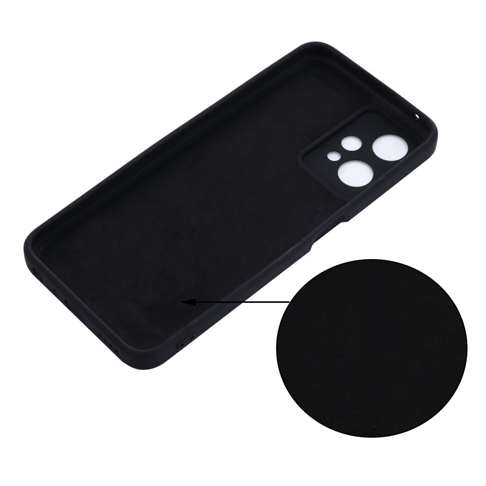 EIDERWOOD OnePlus Nord CE 2 Lite (5G) Liquid Silikone Bagside Cover m. Strop - Sort