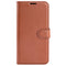 Motorola Moto G42 Litchi Leather Flip Cover m. Lommebok - Brun