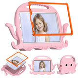 EIDERWOOD iPad Air 11" (2025 / 2024) / Pro 11" (2018-2024) Bakdeksel for barn m. Skulderstropp &amp; Håndholder - Octopus - Rosa