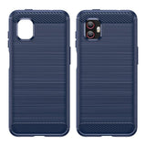EIDERWOOD Samsung Galaxy Xcover 6 Pro Brushed Carbon Bagside Cover - Blå