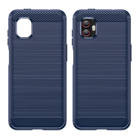 EIDERWOOD Samsung Galaxy Xcover 6 Pro Brushed Carbon Bagside Cover - Blå
