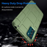Motorola Moto G42 Rugged Shield Series Craftsman Bakdeksel - Grønn