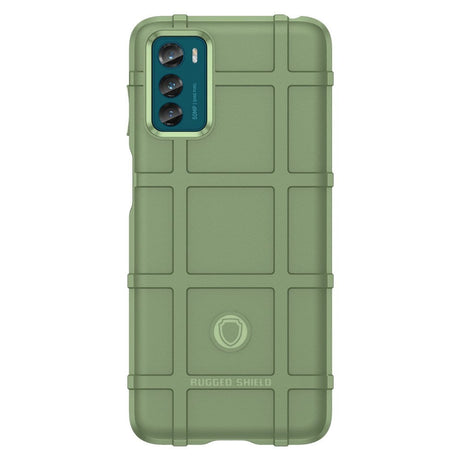 Motorola Moto G42 Rugged Shield Series Craftsman Bakdeksel - Grønn