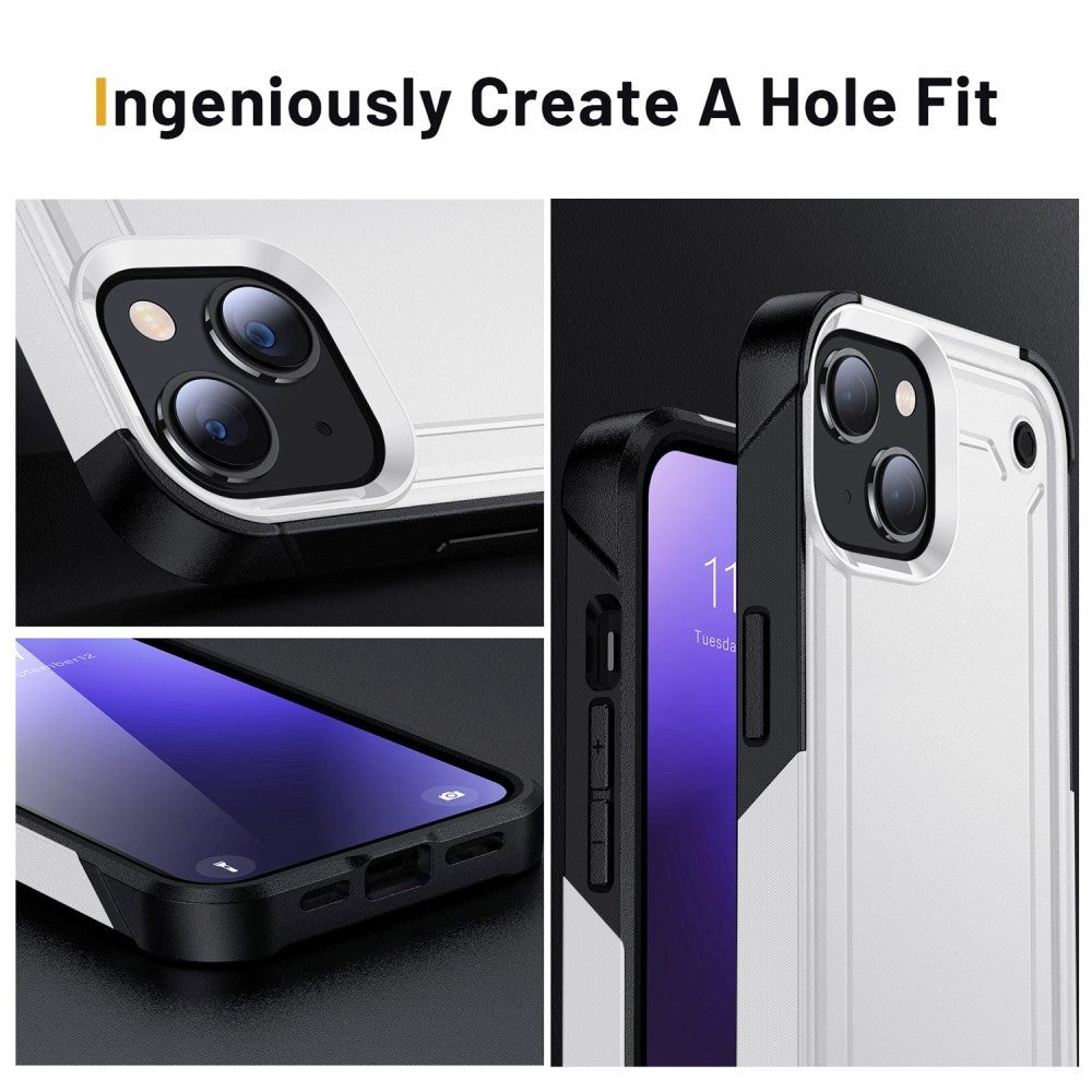 iPhone 14 Pro Støtsikkert Craftsman Bakdeksel - Hvit