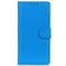 Samsung Galaxy M13 Litchi Leather Flip Cover m. Lommebok - Blå
