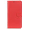 Samsung Galaxy M13 Litchi Leather Flip Cover m. Lommebok - Rød