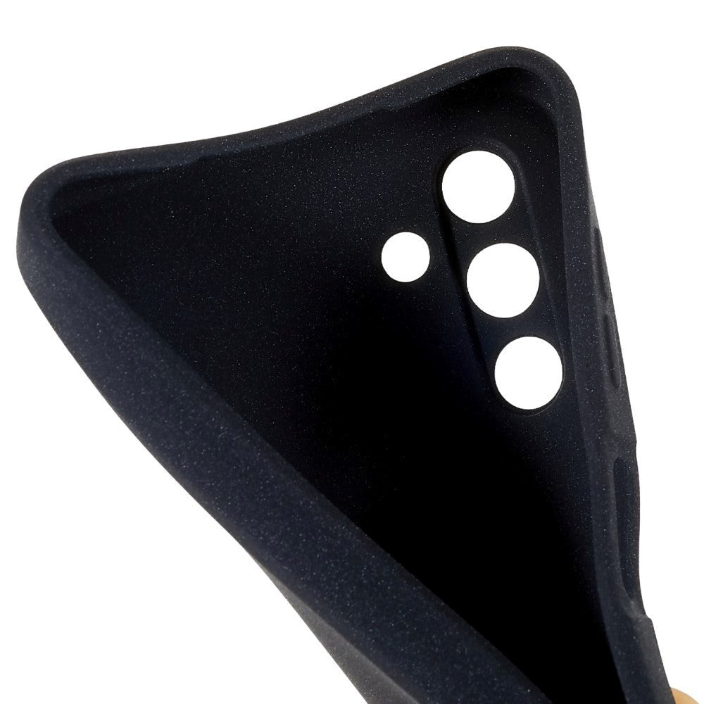 Samsung Galaxy A04s / A13 (5G) Bakdeksel i matt fleksibel plast - svart