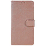 Oppo A76 / Realme 9i Leather Flip Cover m. Lommebok- og stativfunksjon - Rose gull