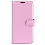 Xiaomi Poco F4 Litchi Leather Flip Cover m. Lommebok - Rosa
