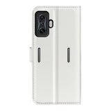 Xiaomi Poco F4 GT Litchi Leather Flip Cover m. Lommebok - Hvit