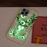iPhone 14 Pro Fleksibelt TPU-plastbakdeksel - Flower Deer