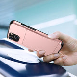 iPhone 14 Craftsman Cover m. Kortholder - Rose Gold