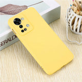 Motorola Moto G22 / E32s (4G) Bakdeksel i flytende silikon m. Stropp - Gul