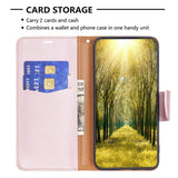Ingenting Telefon (1) Faux Leather Flip Cover m. Rem- og kortholder - Rose Gold