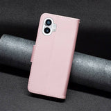 Ingenting Telefon (1) Faux Leather Flip Cover m. Rem- og kortholder - Rose Gold