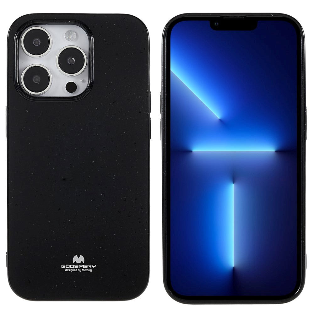 GOOSPERY iPhone 14 Pro Max fleksibelt plastdeksel - svart