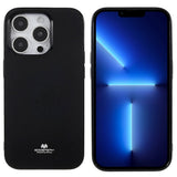 GOOSPERY iPhone 14 Pro Max fleksibelt plastdeksel - svart