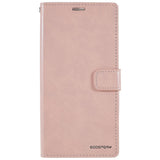 iPhone 14 Pro GOOSPERY Blue Moon Leather Flip Cover m. Lommebok - Rosa