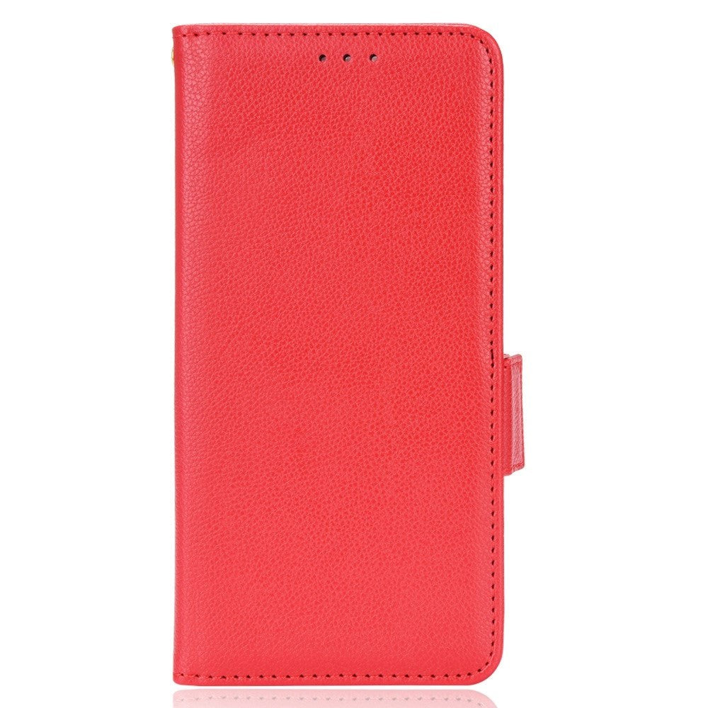 Asus Zenfone 10/9 Neutral Leather Flip Cover m. Lommebok - Rød