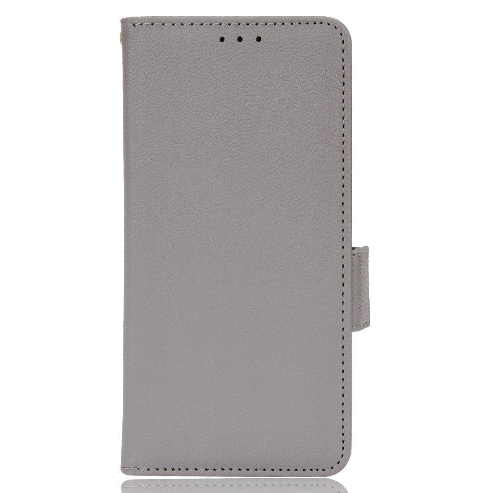 Asus Zenfone 10/9 Neutral Leather Flip Cover m. Lommebok - Grå