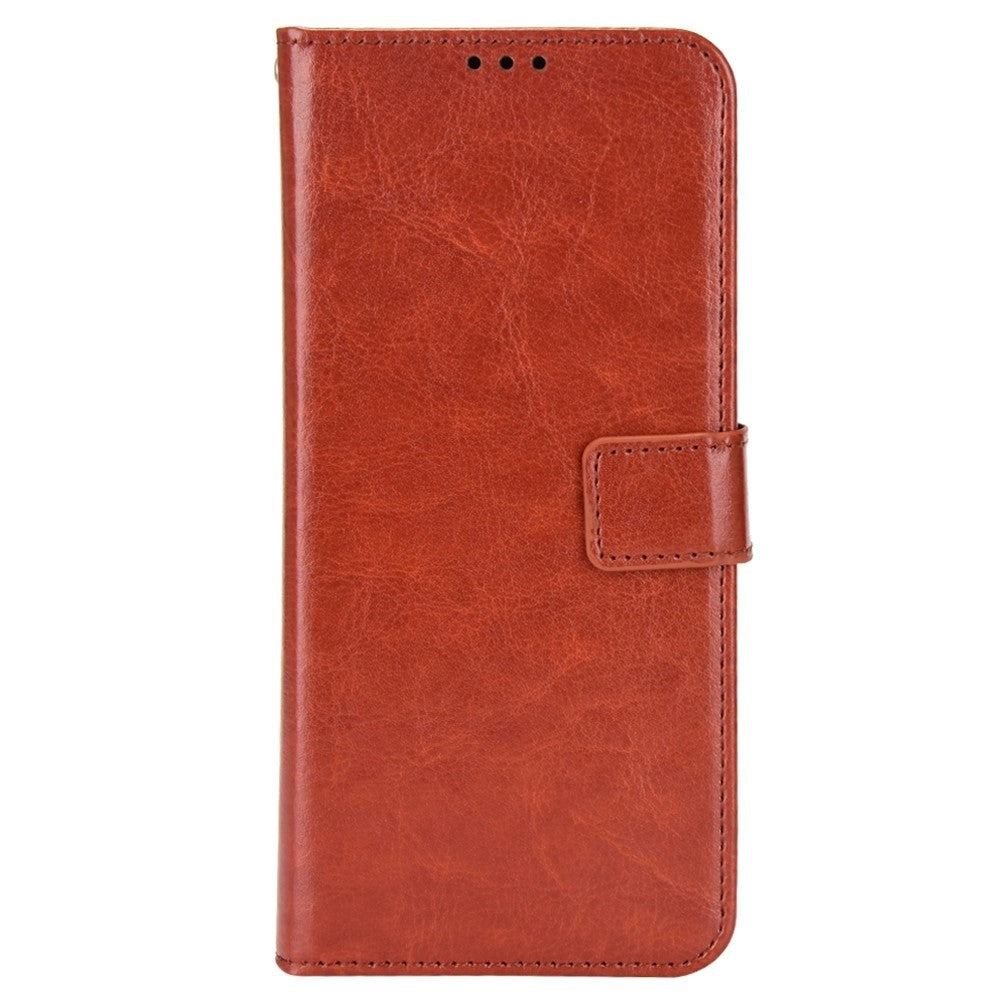 Asus Zenfone 10 / 9 Leather Flip Cover m. Lommebok og stativfunksjon - brun