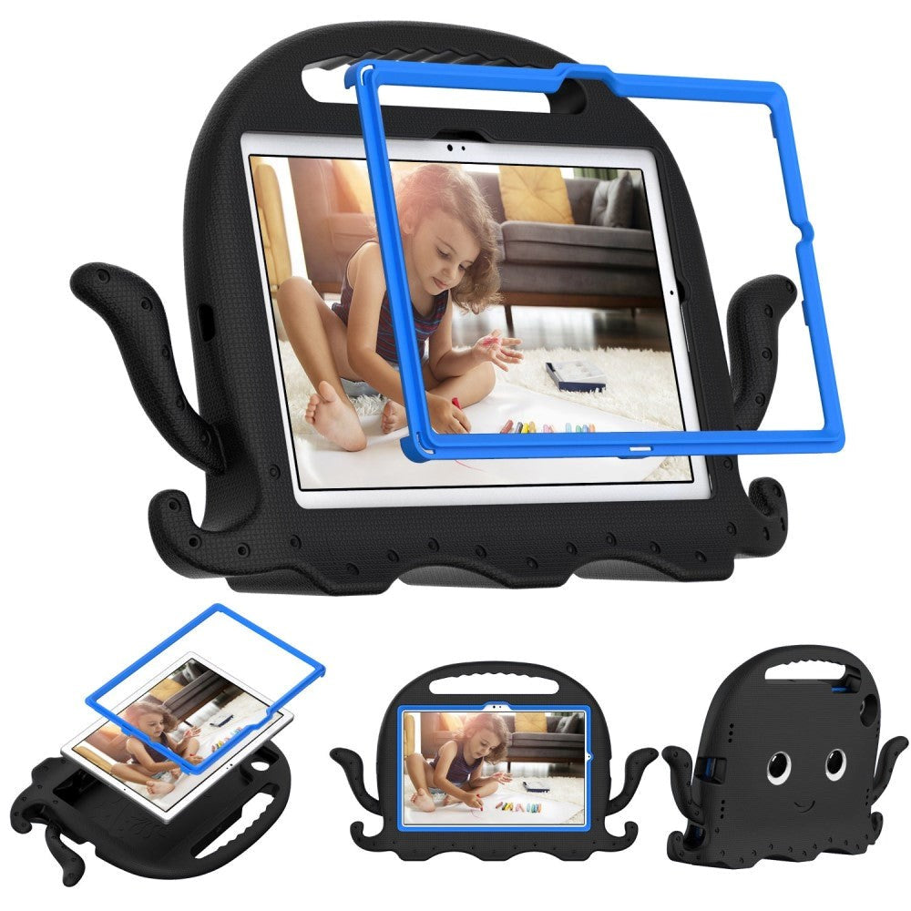 Samsung Galaxy Tab A8 10,5" (2021) Barnedeksel m. Stativ - Octopus - Svart