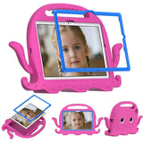 Samsung Galaxy Tab A8 10,5" (2021) barnedeksel m. stativ - blekksprut - rosa