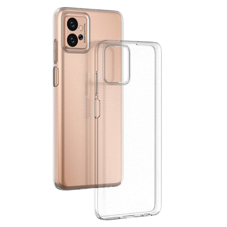 Motorola Moto G32 Fleksibelt Plastik Bagside Cover - Gennemsigtig