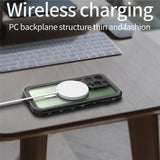 iPhone 14 Pro Redpepper IP68 Vandtæt Case - MagSafe Kompatibel - Sort / Gennemsigtig