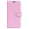 EIDERWOOD Motorola Edge 50 Ultra Litchi Leather Flip Cover m. Lommebok - Rosa