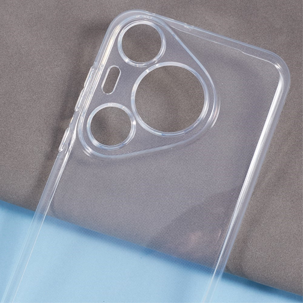 Huawei Pura 70 Pro / 70 Pro+ (Plus) - EIDERWOOD Fleksibelt Plastik Bagside Cover - Gennemsigtig