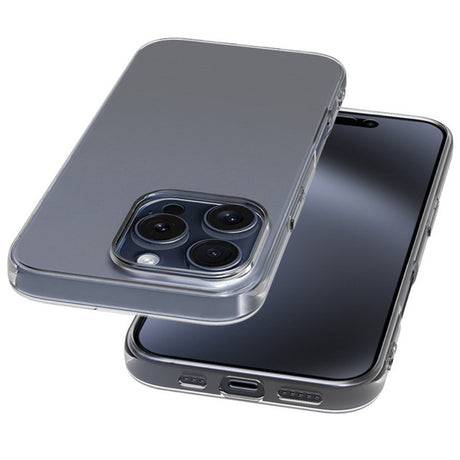 EIDERWOOD iPhone 16 Pro fleksibelt plastdeksel - gjennomsiktig