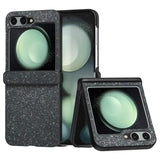 EIDERWOOD Samsung Galaxy Z Flip6 Skinndeksel Glitrende plastbakdeksel - Svart