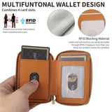 EIDERWOOD Magnetisk Kortholder med Lynlås & Rum - MagSafe Kompatibel - Brun