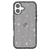 EIDERWOOD iPhone 16 Plus Hybrid Plastic Bakdeksel - Svart Glitter
