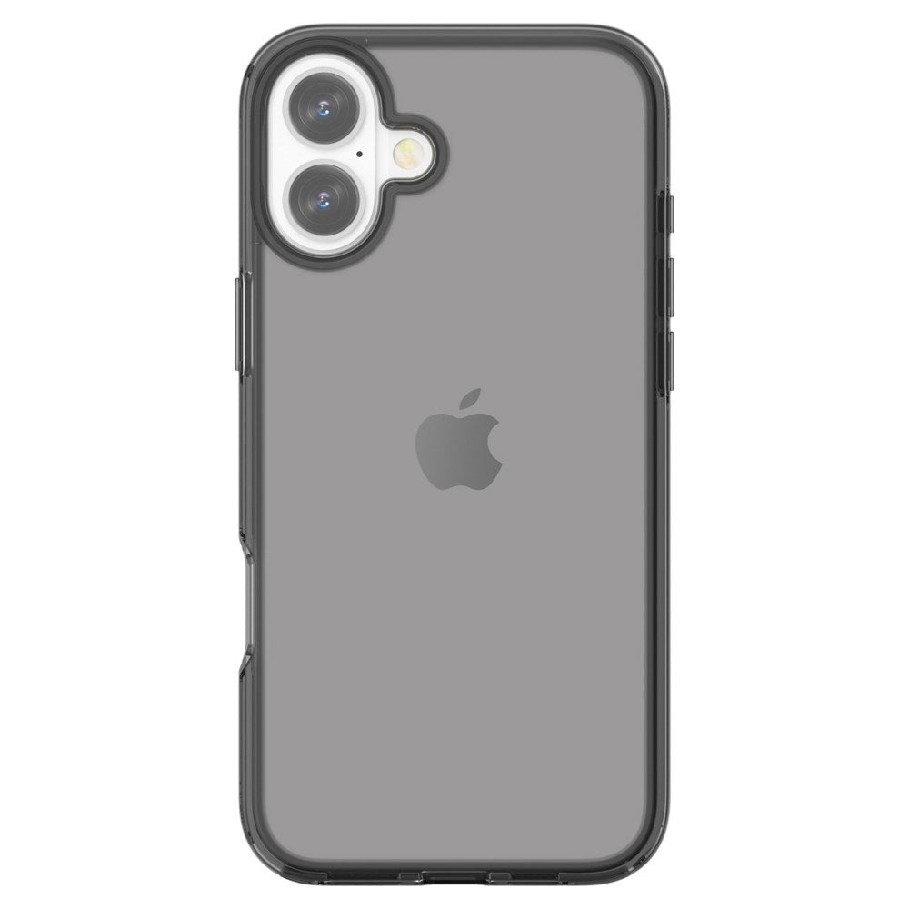 EIDERWOOD iPhone 16 Hybrid Bagside Cover - Gennemsigtig Sort