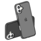 EIDERWOOD iPhone 16 Hybrid Bagside Cover - Gennemsigtig Sort