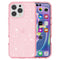 EIDERWOOD iPhone 16 Pro Max Hybrid Plastic Bakdeksel - Rosa Glitter