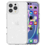 EIDERWOOD iPhone 16 Pro Max Hybrid Plastic Bakdeksel - Hvit glitter