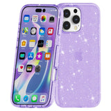 EIDERWOOD iPhone 16 Pro Max Hybrid Plastic Bakdeksel - Lilla Glitter