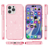 EIDERWOOD iPhone 16 Pro Hybrid Plastic Bakdeksel - Rosa Glitter